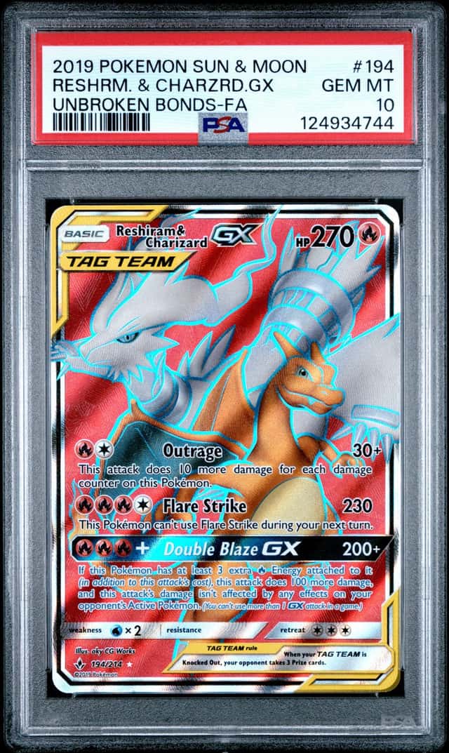 Reshiram & Charizard GX