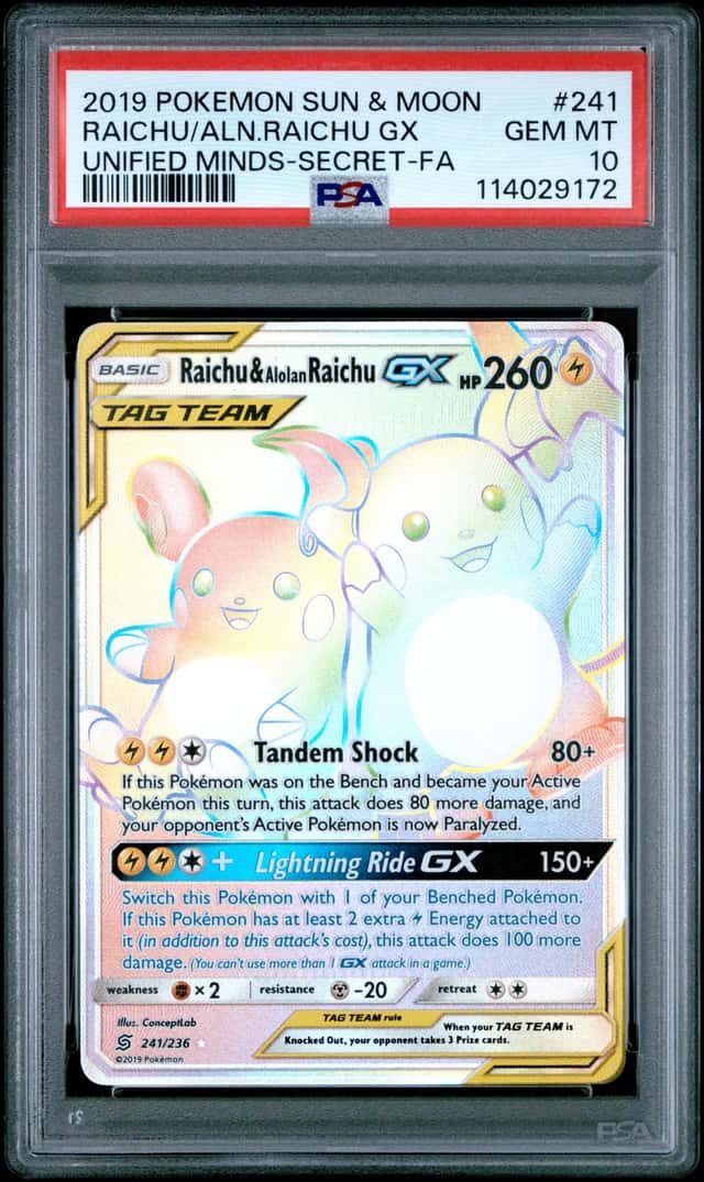 Raichu & Alolan Raichu GX
