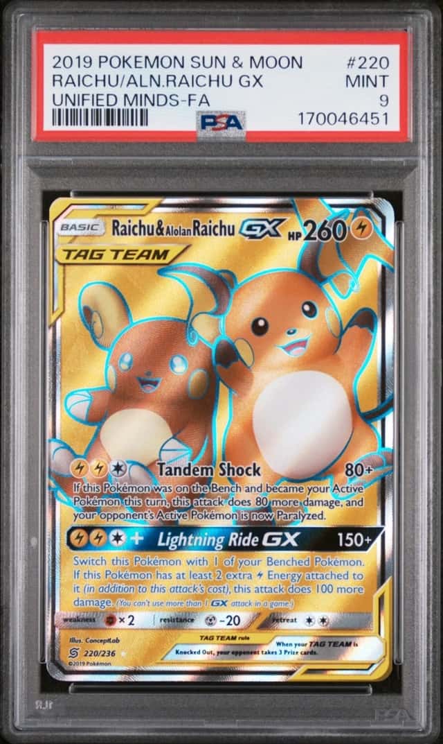 Raichu & Alolan Raichu GX