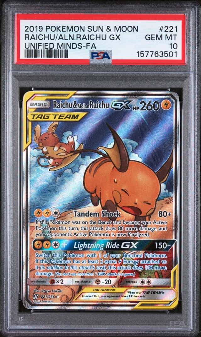 Raichu & Alolan Raichu GX