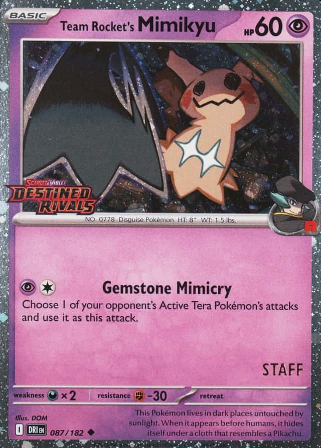 Non-Holo · Prerelease · Staff
