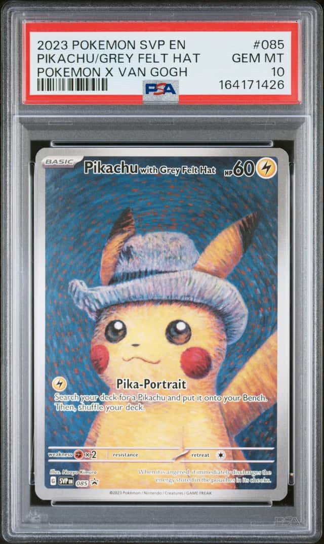 Pikachu/Grey Felt Hat