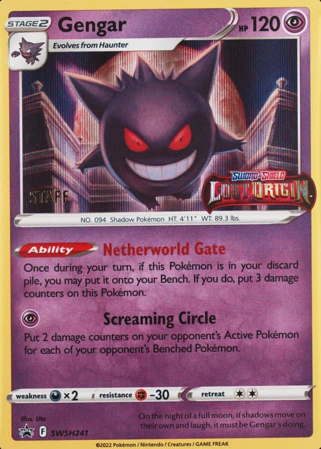 Holo · Prerelease · Staff
