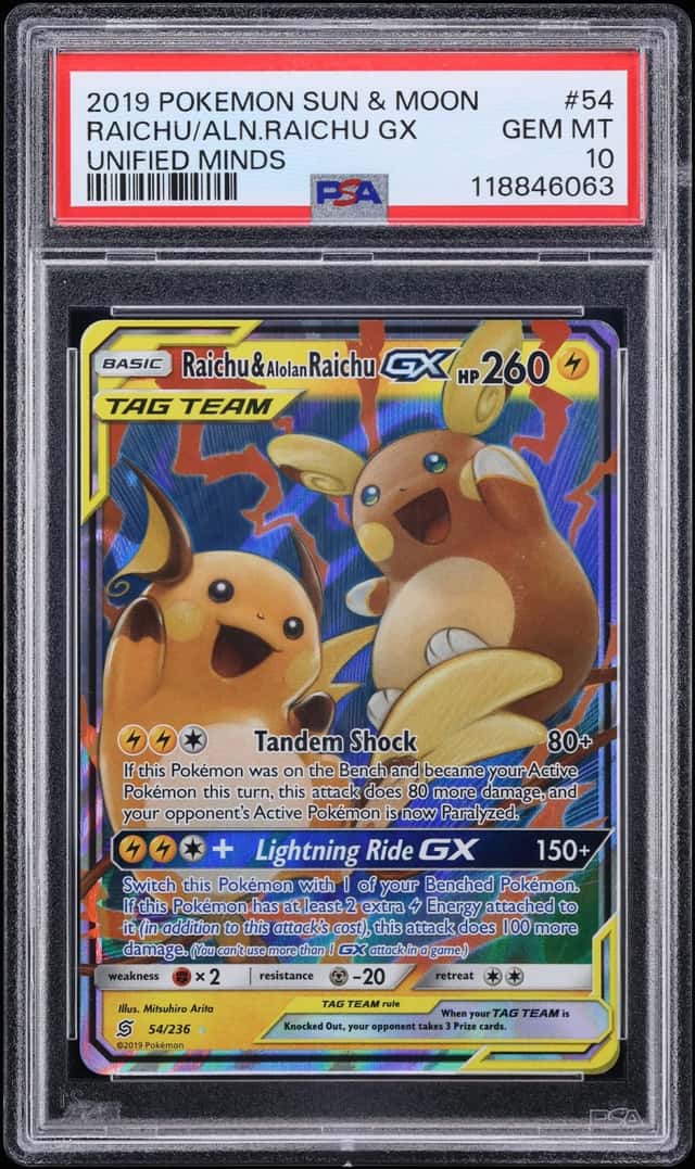 Raichu & Alolan Raichu GX
