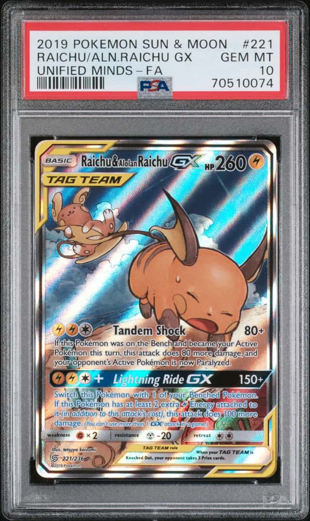 Raichu & Alolan Raichu GX