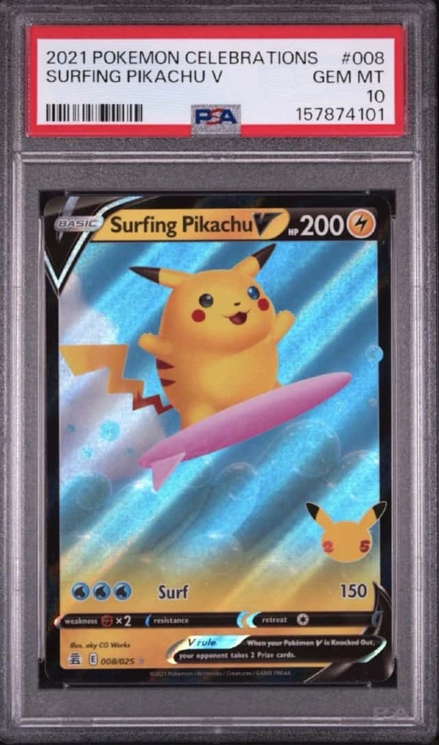 Surfing Pikachu V