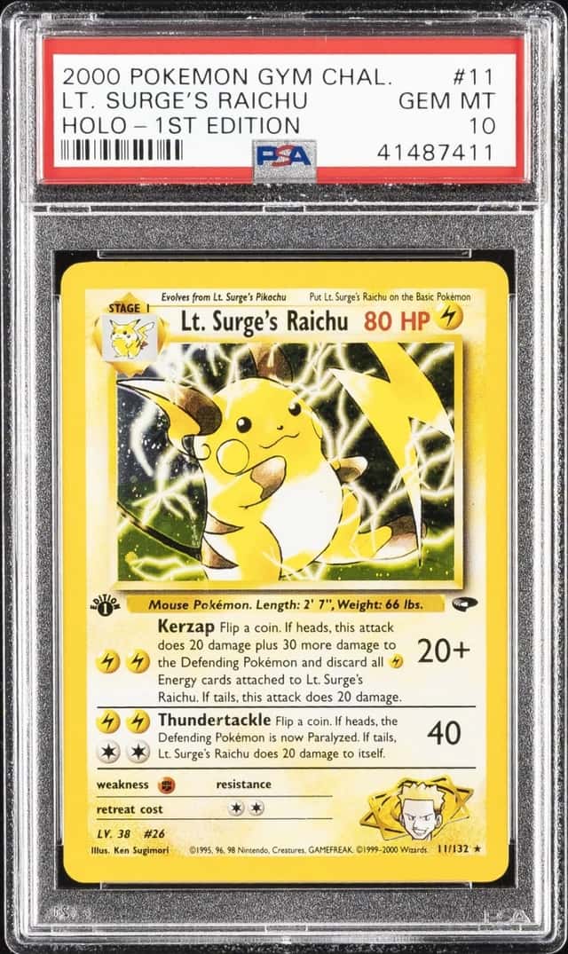 Lt. Surge's Raichu