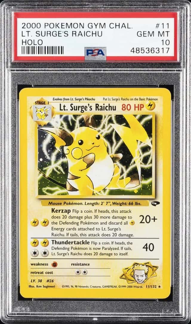 Lt. Surge's Raichu