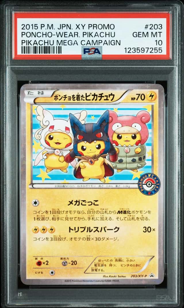 Poncho-Wear Pikachu