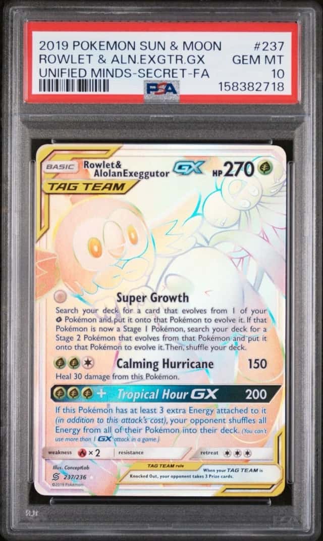 Rowlet & Alolan Exeggutor GX