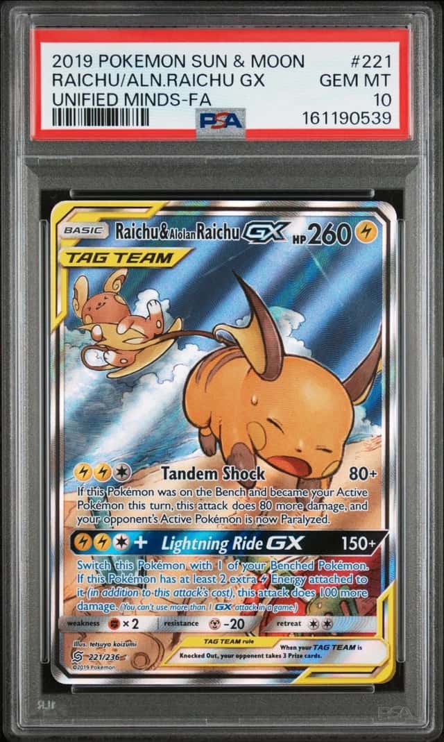 Raichu & Alolan Raichu GX