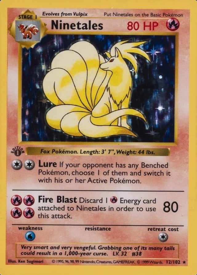 Holo · 1st Edition · Gray Stamp