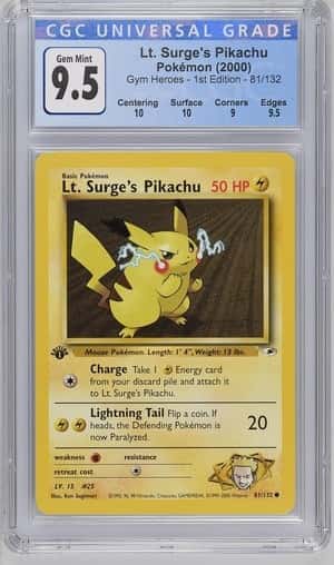 Lt. Surge's Pikachu