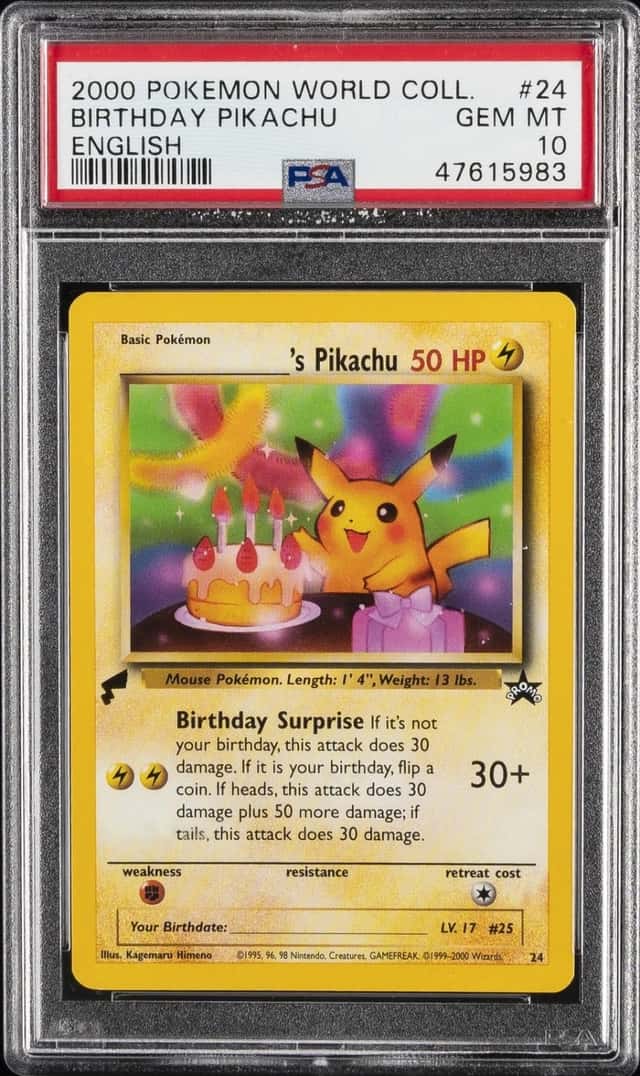 Birthday Pikachu