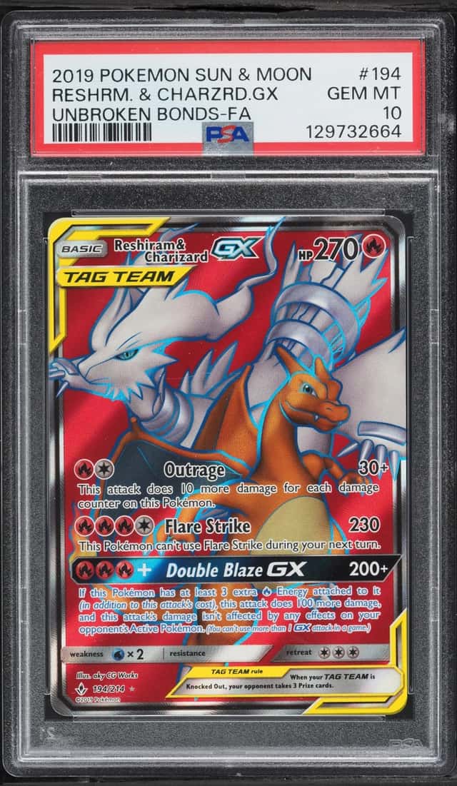 Reshiram & Charizard GX