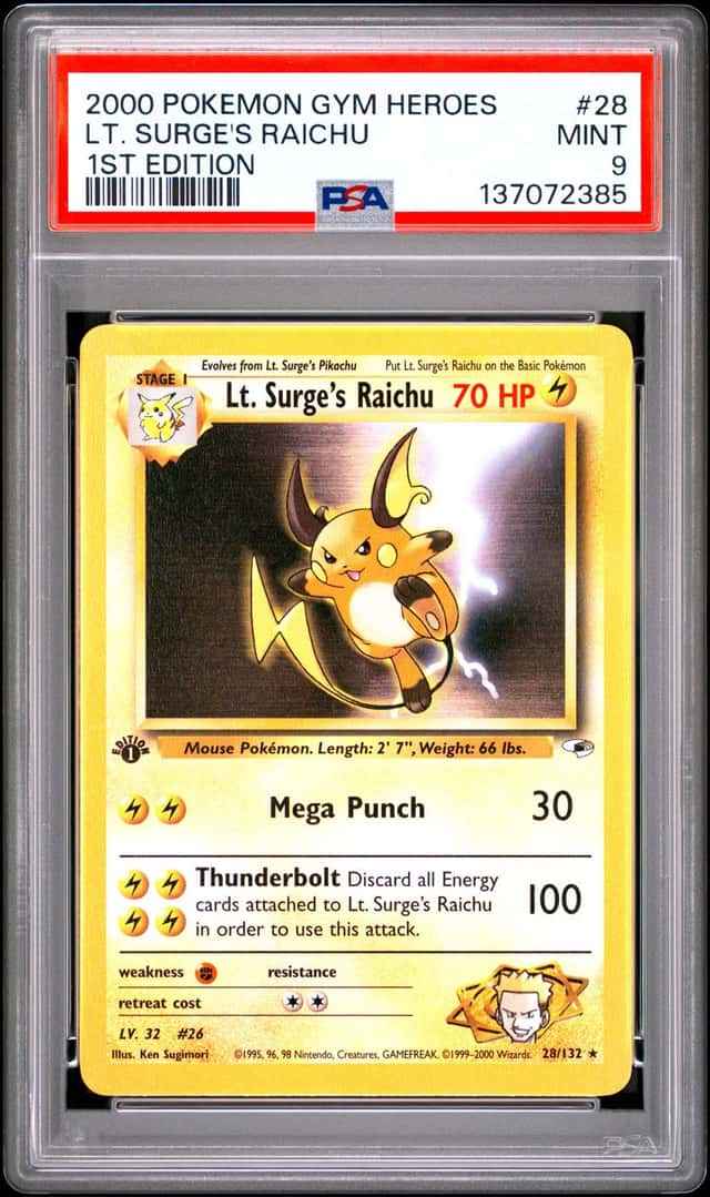 Lt. Surge's Raichu