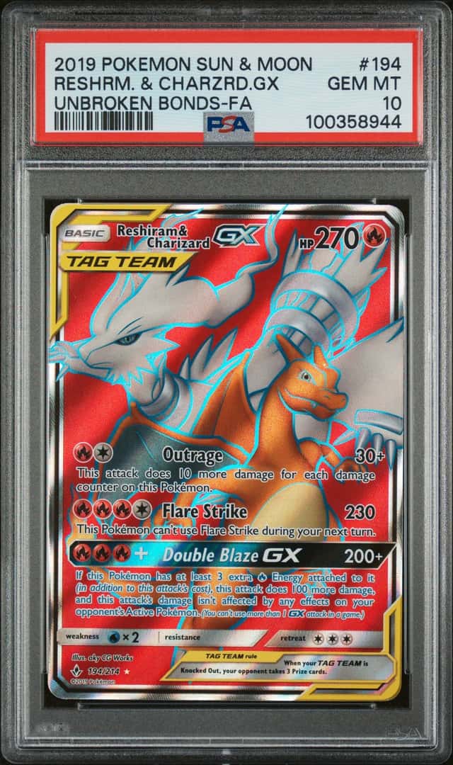 Reshiram & Charizard GX