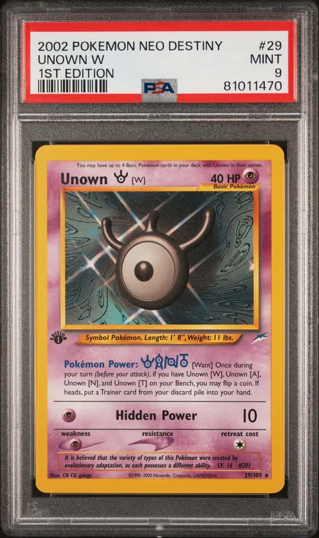 Unown W