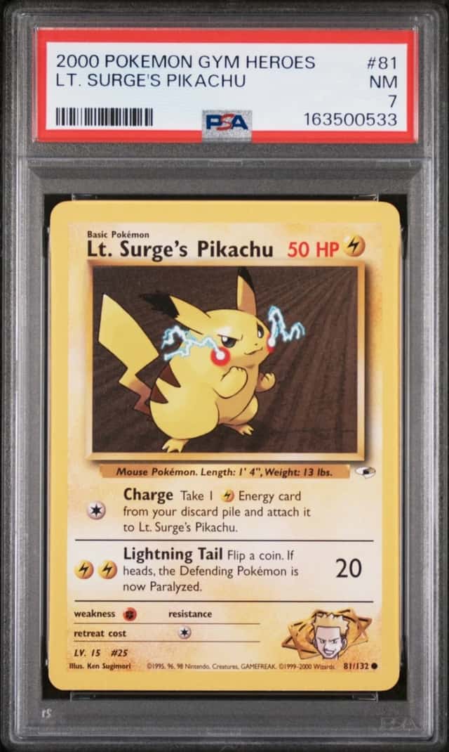 Lt. Surge's Pikachu