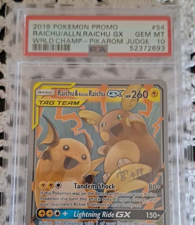 Raichu/Alolan Raichu GX