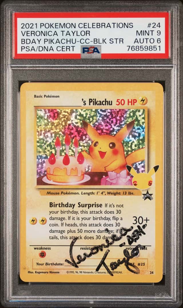 _____'s Pikachu STAMP [25th Anniversary] TEXTURED CONFETTI HOLO