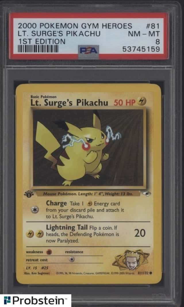 Lt. Surge's Pikachu