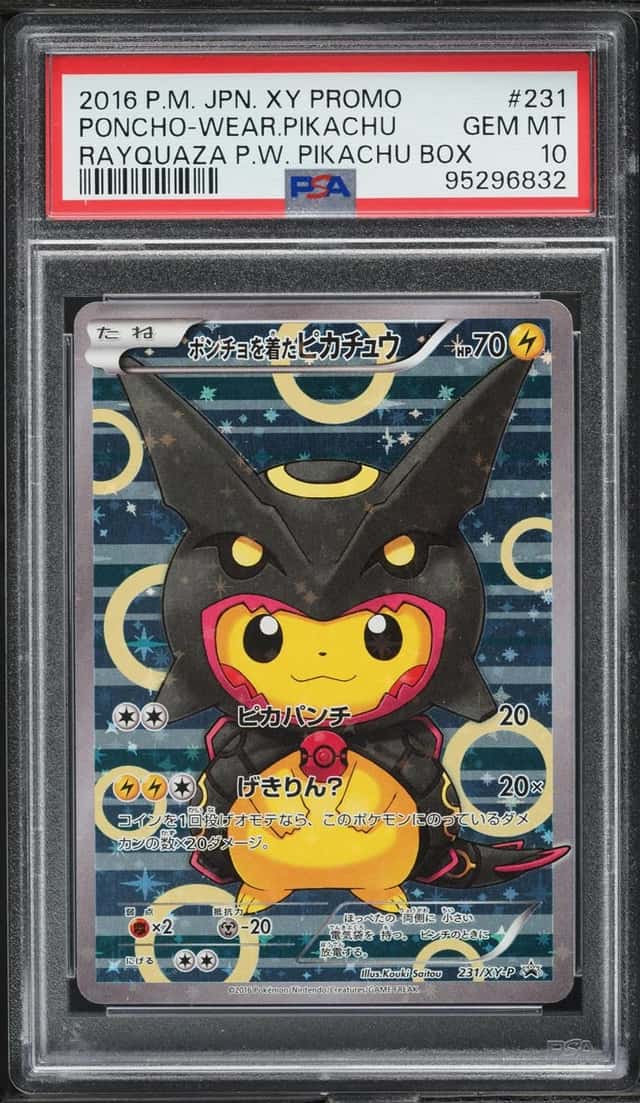 Poncho-wearing Pikachu