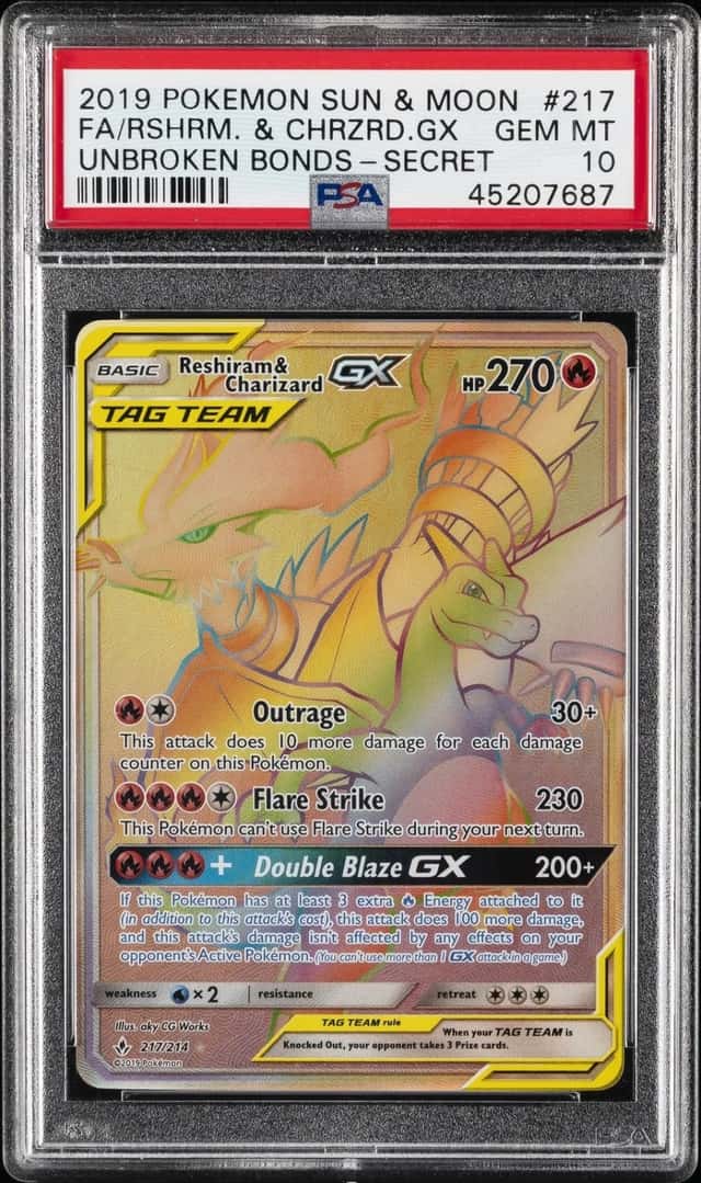 Reshiram & Charizard GX