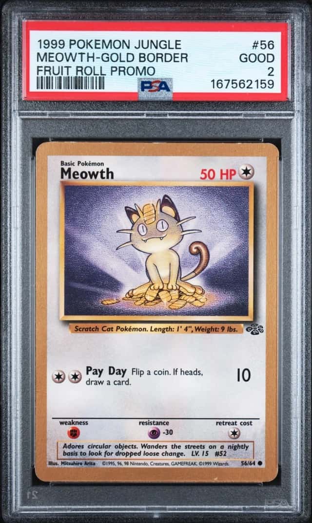Meowth-Gold Border