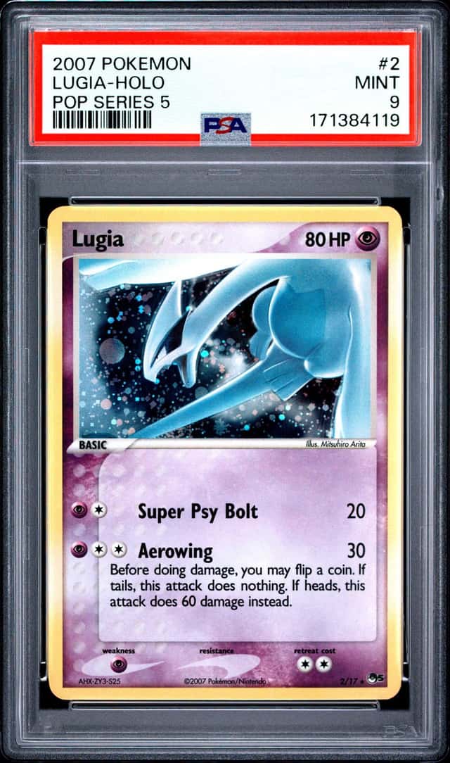 2007 Pokemon Organized Play Series 5 Holo Lugia #2
