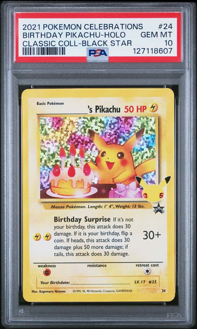 _____'s Pikachu STAMP [25th Anniversary] TEXTURED CONFETTI HOLO