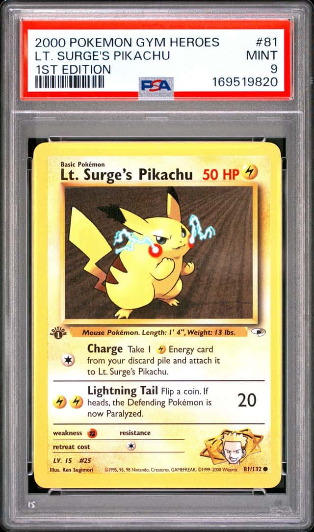 Lt. Surge's Pikachu