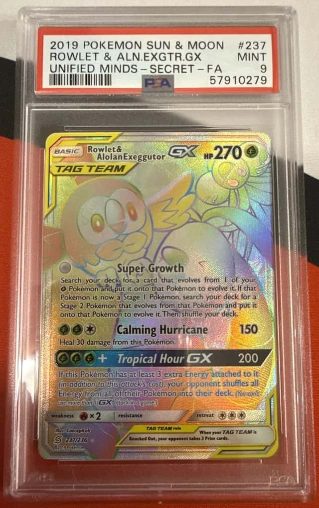 Rowlet & Alolan Exeggutor GX