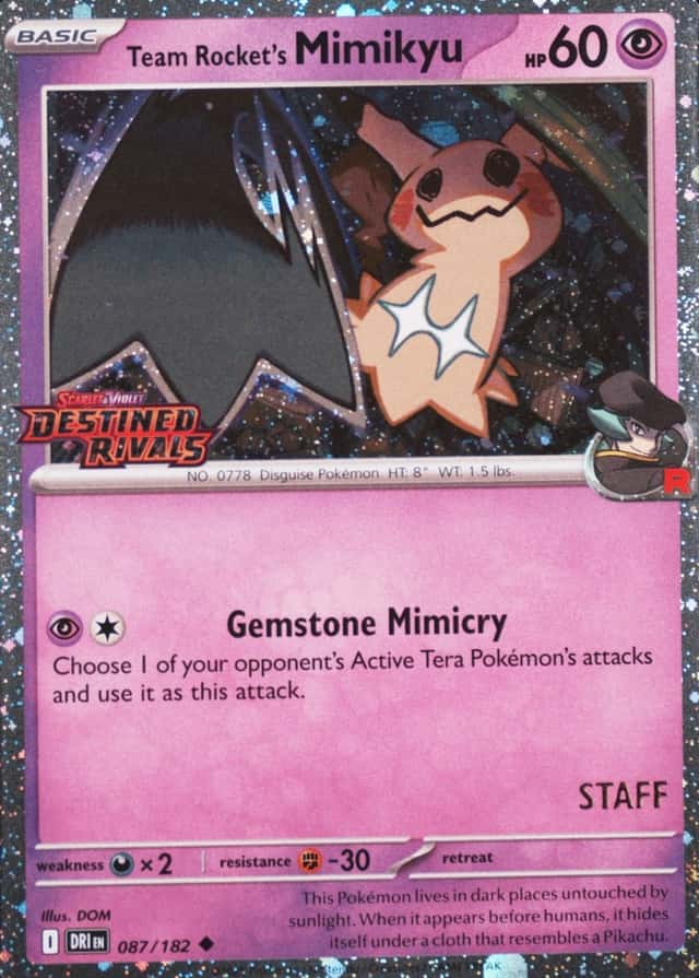 Non-Holo · Prerelease · Staff