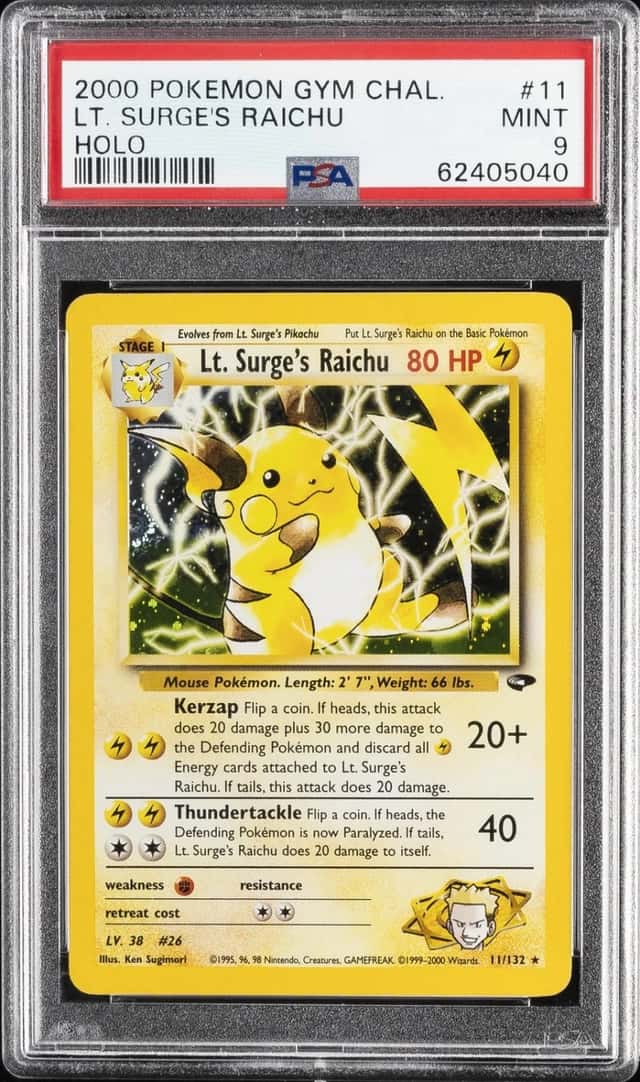 Lt. Surge's Raichu