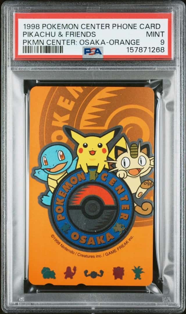 Pokemon Center Phone Card