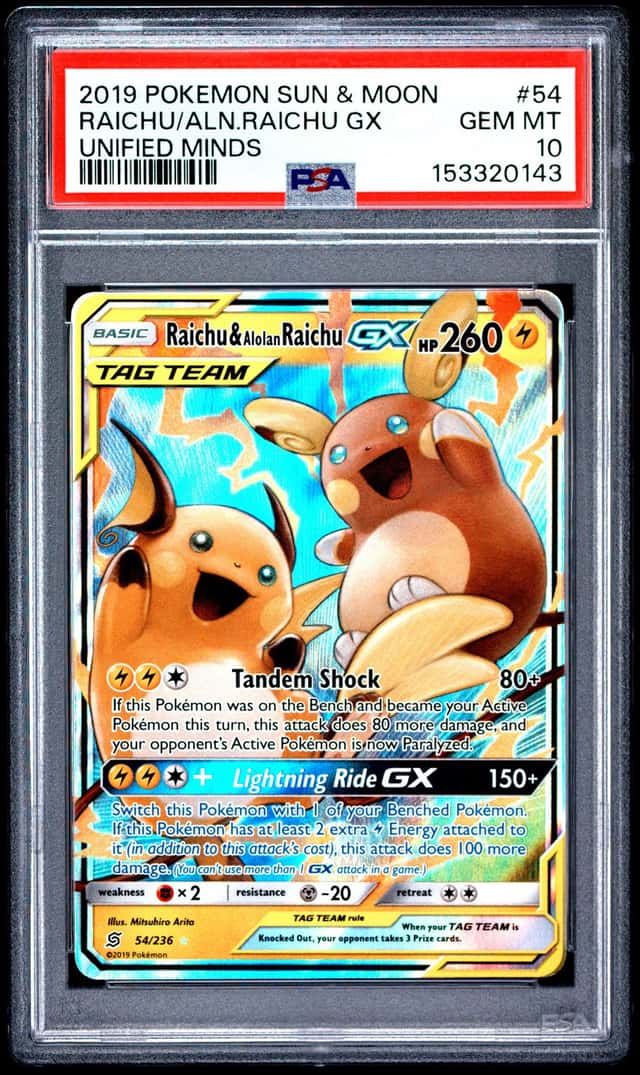 Raichu & Alolan Raichu GX