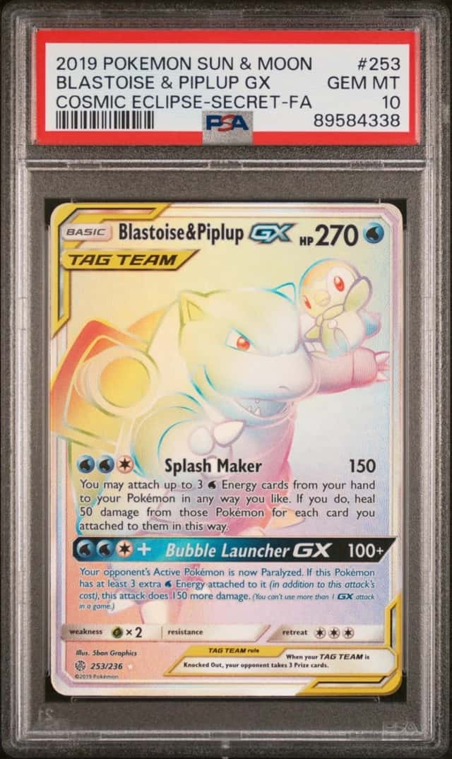 Blastoise & Piplup GX