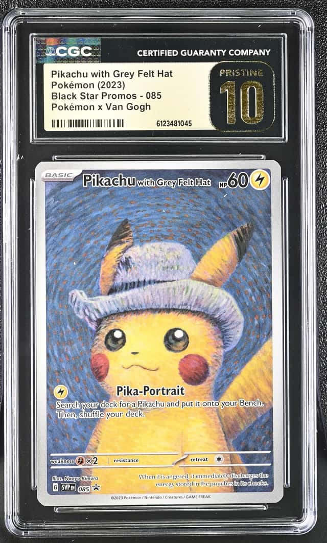 Pikachu/Grey Felt Hat