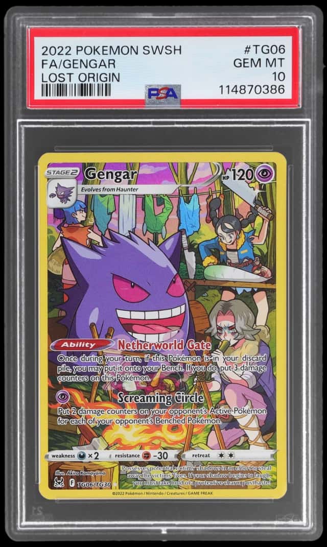 2022 Pokemon Sword and Shield Lost Origin Trainer Gallery Gengar #TG06