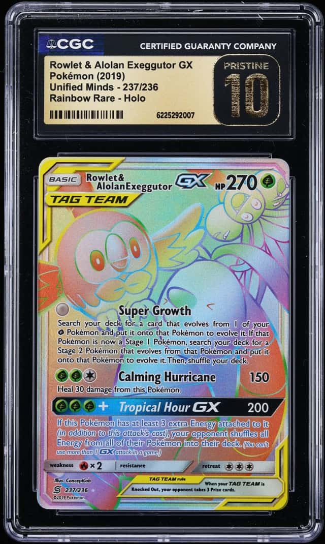 Rowlet & Alolan Exeggutor GX