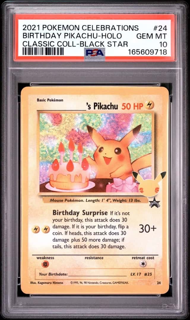 _____'s Pikachu STAMP [25th Anniversary] TEXTURED CONFETTI HOLO