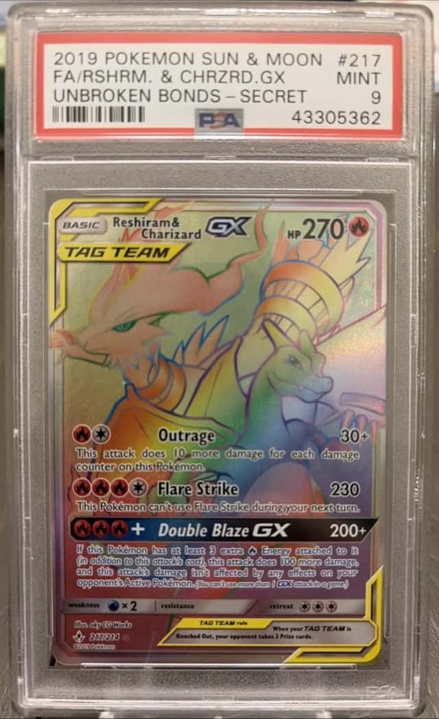 Reshiram & Charizard GX