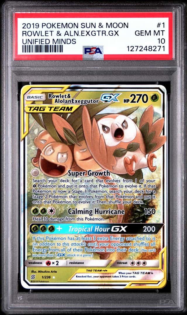 Rowlet & Alolan Exeggutor GX