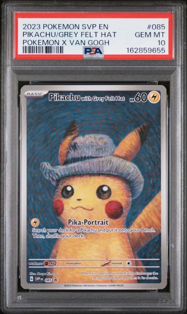 Pikachu/Grey Felt Hat