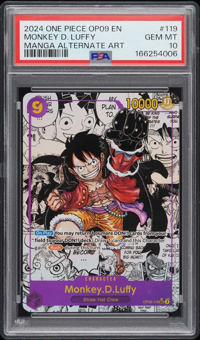 2024 One Piece Emperors In the New World Manga Alternate Art Monkey D. Luffy #OP09119