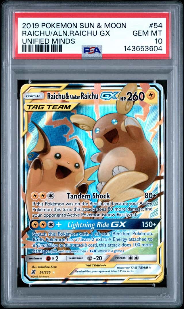 Raichu & Alolan Raichu GX