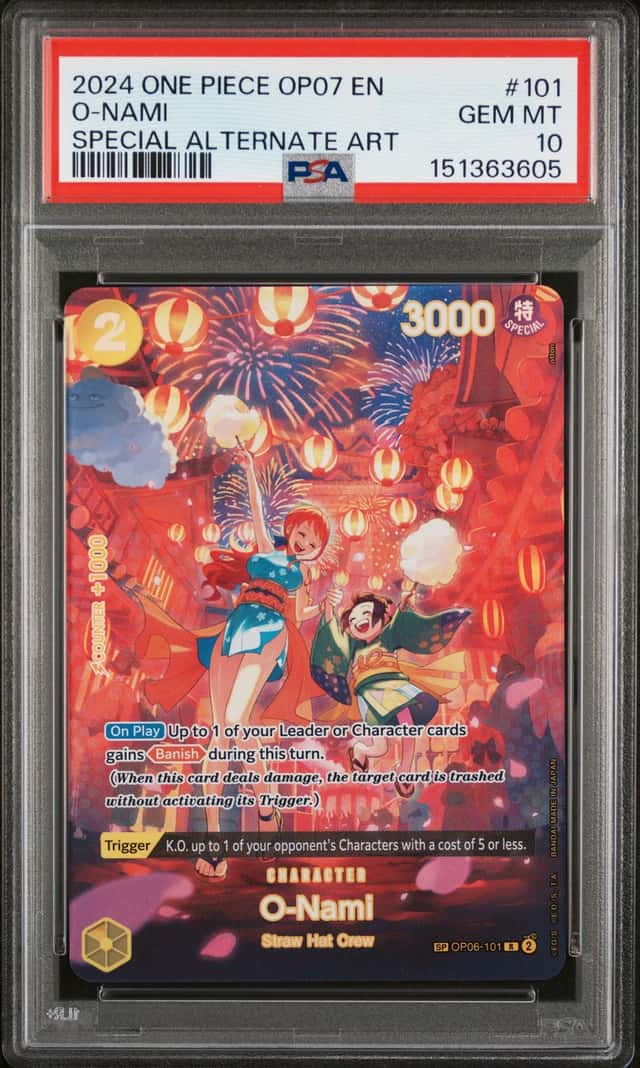 2024 One Piece 500 Years In the Future Special Alternate Art O-Nami #OP06-101