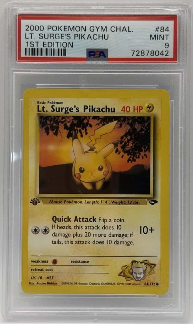 Lt. Surge's Pikachu
