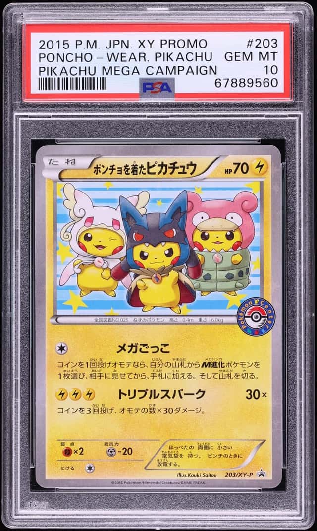Poncho-Wear Pikachu